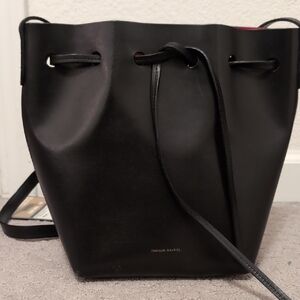 Mansur Gavriel Black Bucket Shoulder/Crossbody Bag